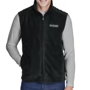 Columbia Men's Black  Steens Mountain Fleece Vest Sz.XL NWT